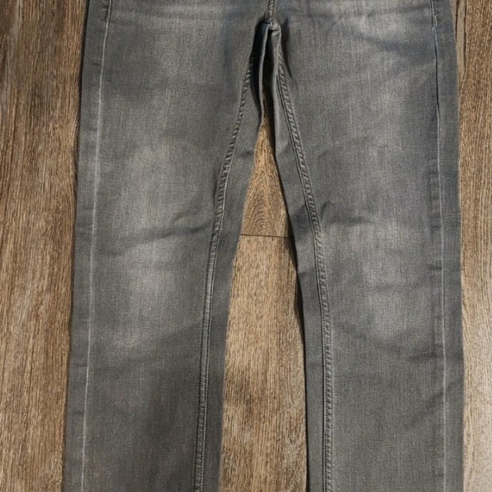 Levis Boys Size 16 R Charcoal Gray Denim Jeans